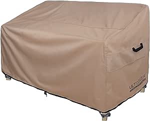 ULTCOVER Patio Furniture Sofa Cover 60W x 35D x 35H inch Waterproof Outdoor 2-Seater Loveseat Cover