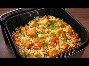 This Air Fryer Chicken and Rice Recipe Is So Easy and Delicious – Everyone Is Loving It!