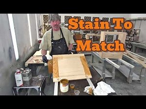 The Secret to Perfect Color Matching When Staining Cabinets #woodfinishing