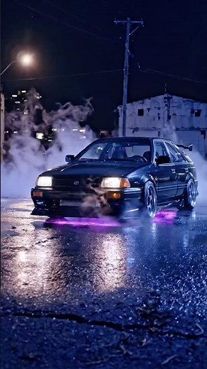 1986 Toyota Corolla GT-S Black Modified Interior | Cinematic AE86 Drift Build 🔥 #jdm #drift #car