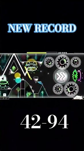 New Record 42-94 Best Progress #gdvn #geometrydash #gd #geometrydashplayer #games