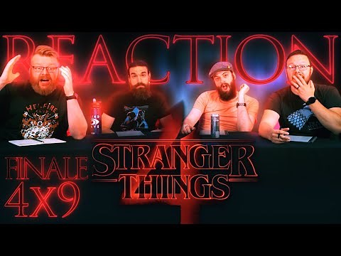 Stranger Things 4x9 FINALE REACTION!! "Chapter Nine: The Piggyback"