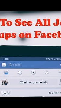 How To See List Of All Groups Joined on Facebook