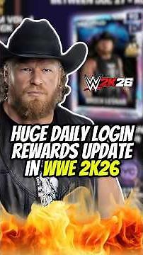 Huge Daily Login Rewards Update in WWE 2K26! #wwe2k26 #wwe #gaming
