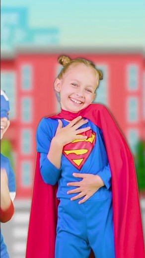 Tickle Time with Princess Maya and Superhero Mia! #shorts