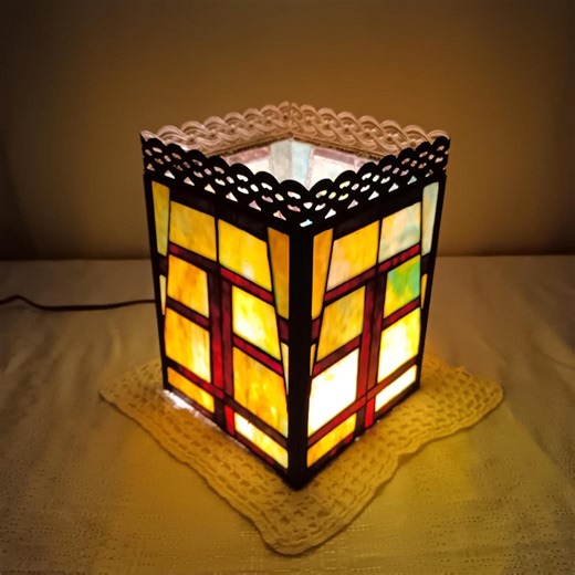 Tiffany Style Victorian Lamp Shade Candle Diffuser Decorative Cover Stained Glass - Etsy UK