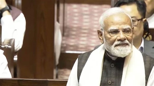 PM Modi Speaks In Rajya Sabha, Opposition Stages Walkout Mid-Speech