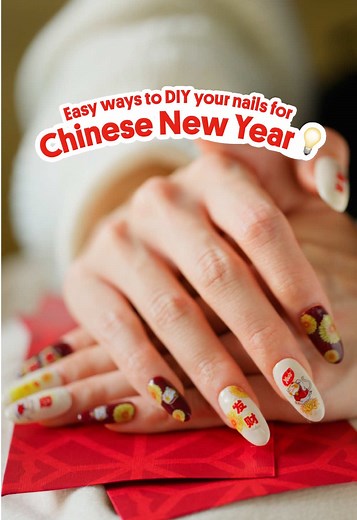 DIY Chinese New Year Nail Art Ideas