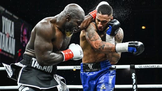 Boxe: deuxième défaite de suite pour Yoka, battu par Takam