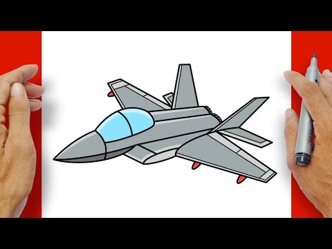 How to Draw FIGHTER JET Easy Step-by-step 