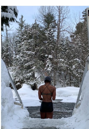 Pain is temporary! #coldplunge