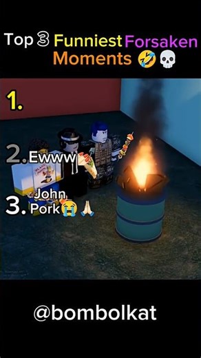 FUNNY MOMENTS🤣🔥| Top 3 Funniest Forsaken Moments (Part 47)