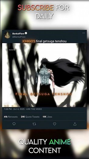 Ichigo overpowered Aizen 🔥🔥 | Bleach epic moments