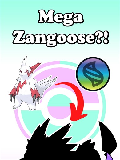 What If Zangoose Mega Evolved? Mega Evolution has awoken the latent poisons inflicted on this Pokémon during bouts with Seviper. This has put it into a frenzied state of attacking anything within its line of sight. #pokemon #fakemon #shorts