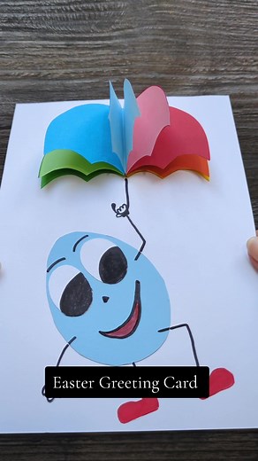 Happy Easter Greeting Card / Felicitare Fericită de Paști #eastercrafts #easter #papercraft #paper #tutorial #crafting #handmade #diyproject #decor #learn #ideas #handmadeisbetter #preschoolactivities #forkids #idei #pasti #felicitare #greetingcard #easterdecor