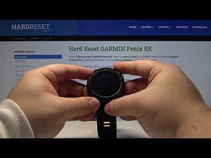 How to Soft Reset GARMIN Fenix 6X – Force Restart