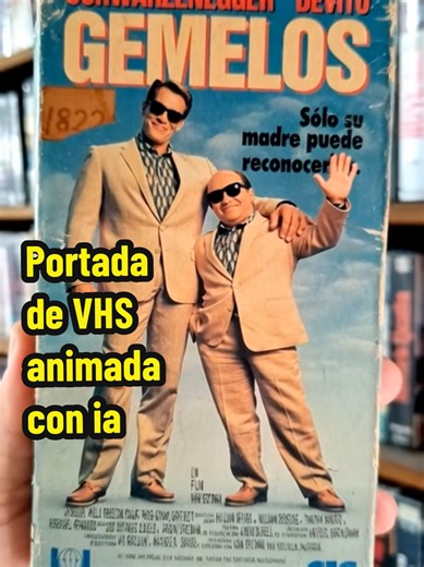 Twins 1988 VHS cover ia #vhs #ia #phototrend #schwarzenegger #twins
