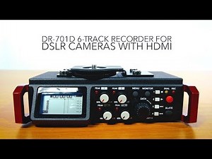 Tascam DR-701D 6-Track Recorder for DSLR Cameras with HDMI | Gear4music