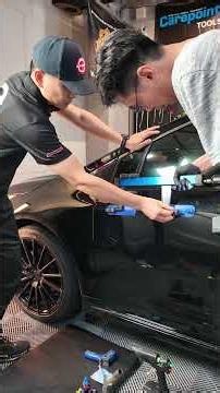 Michael from Canada undergoes advanced SUPERIOR PDR TRAINING for paintless dent repair.