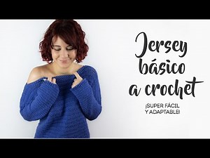Patrón jersey a crochet fácil - ¡Tejamos juntas!