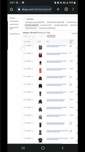 How to send bulk offers to watchers on eBay