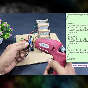 In today's video, I share a simple but smart DIY project: an automatic stair lighting system using Arduino. Whenever someone goes up the stairs, the lights will turn on automatically, making your staircase both stylish and safe. For this build, I used the following: 1. Arduino board for intelligent control 2. IR sensor to detect movement on the stairs 3. 6 LED lights (4V each) to illuminate every step 4. Connecting wires and basic hardware 5. 12v Battery Watch the Demonstration! See how the proj