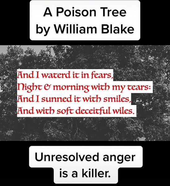 Analyzing 'A Poison Tree' by William Blake