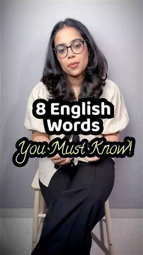 8 Daily Used English Words You Must Know | Fluent English Speaking With Ananya