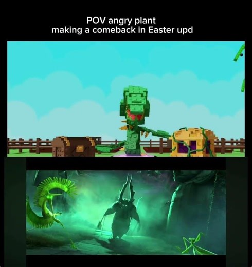 Angry plant has returned 🗿 #edit #roblox #capcut #aura #plant #memes