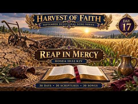 Reap in Mercy 🌧️🌾 | Harvest of Faith Day 17 | Hosea 10:12 KJV | Devotional Song