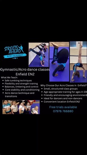 Join Our Gymnastic and Acro Classes for Kids