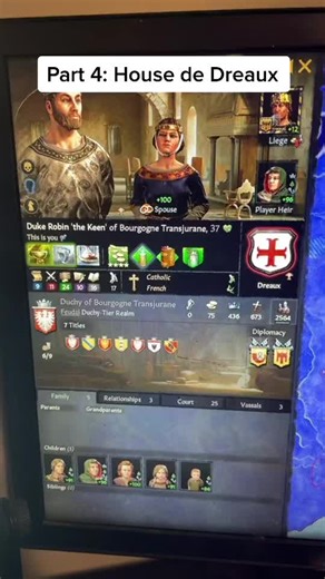 Checking in with current events in the southern HRE and House de Dreaux #ck3 #hoi4 #eu4 #paradoxinteractive #geography #history #maps #fyp #France #germany #italy #holyromanempire