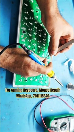 One Row Keys Not Working in Gaming keyboard Repair, #keyboard #gaming #shorts, #trending