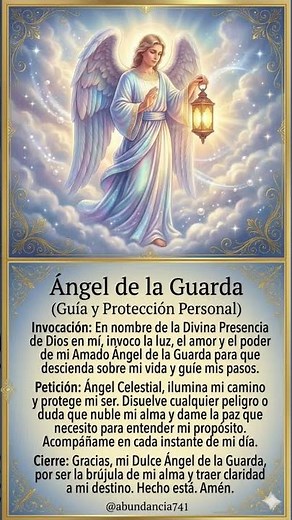 Poderosa Oración y Guía al Ángel de la Guarda​