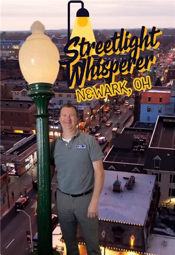 This is a classic Holophane cobrahead fixture. We love seeing fixtures like this that were built to last, just wish the glare wasn't so bad. #Holophane #NewarkOH #StreetlightWhisperer #Lighting #FYP