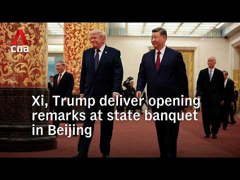 Xi, Trump deliver opening remarks at state banquet in Beijing | Full speeches