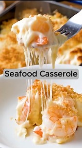 Seafood Casserole Golden, creamy, and loaded with tender seafood, this comforting casserole is the kind of dish that disappears fast once it hits the table. Ingredients 1 lb mixed seafood (shrimp, scallops, crab, or white fish), cleaned and chopped 3 tbsp butter 3 tbsp all-purpose flour 2 cups milk or half-and-half 1 cup shredded mozzarella cheese ½ cup grated Parmesan cheese 1 cup cooked pasta or cooked diced potatoes (optional but filling) 2 cloves garlic, minced ½ tsp paprika ½ tsp Old Bay se