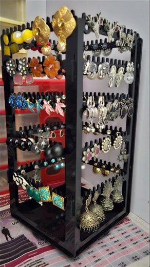 Lets organize my Earings✨️Amazon Finds-Must have Earings Stand ♥️Earrings Organizer #Studorganizer