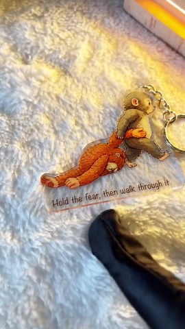 Pride Rainbow Raccoon Keychain | Hand Painted Wooden Keyring, Cute Trash Panda Bag Charm, Kawaii Animal Accessory