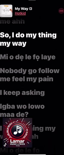 Money Can't Buy Happiness: My Way Lyrics