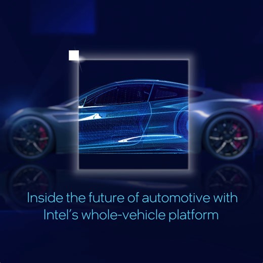 Our whole-vehicle approach to #automotive innovation adds high-performance #AI to create a more adaptable, #sustainable, and optimised vehicle.  #Intel | Intel | Facebook