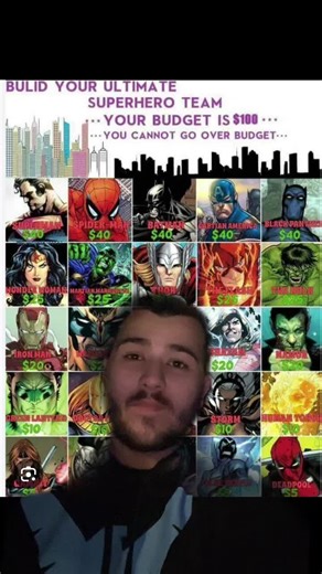 Build Your ULTIMATE SUPERHERO TEAM🦸🏼‍♂️🦹🏻‍♀️ #marvel #mcu #dcu #dc #comics