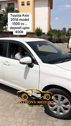 2016 Toyota Axio 1500cc Available for Sale in Kenya
