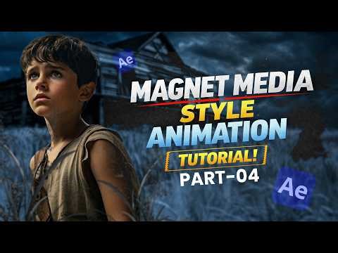 Magnet Media Style Animation Part 4 | Scene Animation in After Effects (Step-by-Step Tutorial)