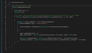 Make a character follow mouse when button is held down