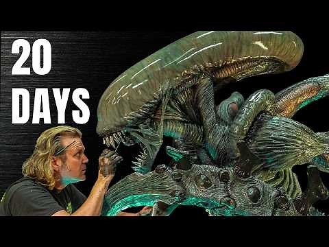 Sculpting a Life Size Alien in 20 Days