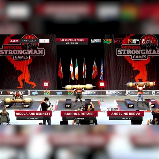 3 international powerhouses take on the log press! If you think you're one of the strongest people on the planet? Then submit your lifts and come and fight for a world strongest title! All rules and info for the online qualifiers at the link below. Officialstrongman.com/strongman-games 2025 Cerberus Strength Official Strongman Games 📍 College Park Center, Arlington, TX 🗓️ November 20-23, 2025 📺Livestream on Officialstrongman.com 🎟️ https://www.strongman.games/tickets | Officialstrongman. com