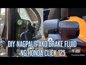 DIY Paano magpalit ng Brake Fluid sa Honda Click 125