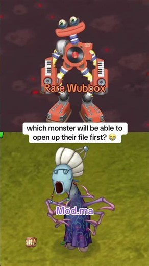 which monster will be able to open up their file first? Official or Web Workshop fanmade 🤔💾🔥
