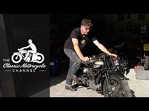 Classic British Motorcycle Start Up - Norton 16H 500 Side Valve